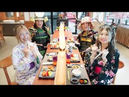 MAKAN MAKANAN ALA JEPANG NAGASHI SOMEN!!