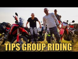 MOTORCYCLE RIDING IN A GROUP