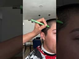 Buzzcut era unlocked. @yu.lis.sa turns their head into a canvas with Wacom Movink and @moneymoneaa.