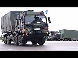 Logistikbataillon 171 aus Burg rollt zur Übung 4/9