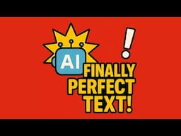 How I Made This AI Image with Perfect Text (Step by Step)