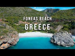 Foneas Beach Greece 🇬🇷 The Most Beautiful Beach on the Mani Peninsula