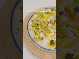 KHAMAN 🧑‍🍳🤤  | SHORT EASY RECIPE | FAMOUS GUJARATI SNACK | A-Z SERIES | SWAD INSTITUTE