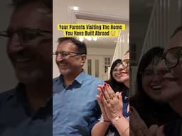 Welcoming our parents to our new home we built abroad 🇬🇧 #ytshort #shorts #india #uk #london