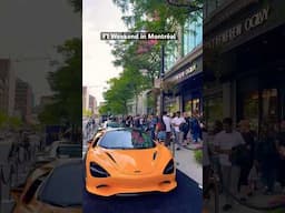 F1 vibes in MTL! 🏎️✨ #F1Montreal #streetscene #lifeincanada #montreal #grandprix #formula1