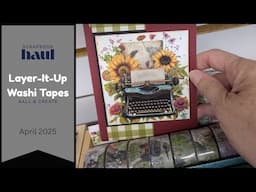 Have you seen these washi tape rolls that turn into a card front?