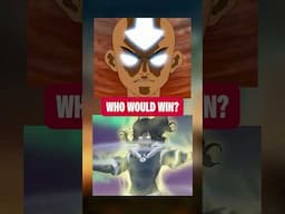 who would win... aang vs. korra #shorts