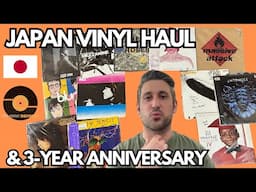 Japan Vinyl Record Haul & 3-Year Anniversary Tease (HOLY GRAIL VINYL RECORDS)