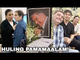 HULING GABI ng BUROL ni Ricky Davao BUMUHOS ng LUHA sa mga ARTISTA NAKIRAMAY sa Wake ni Ricky Davao
