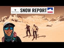 ☀️ WALL TO WALL Sunshine SKIING!! Snow Report Tignes, Val d’Isère French Alps– April 12, 2025