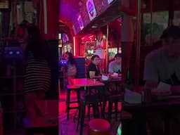 SUNSET BAR LEO BEER 🍻 #travel #thailand #beachinthailand #nightlife #patongbeach #party #nightlife