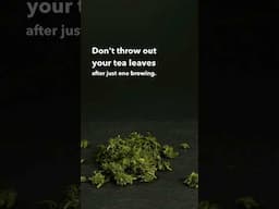 Why you shouldn’t throw out your tea leaves 🍃 #tealeaves