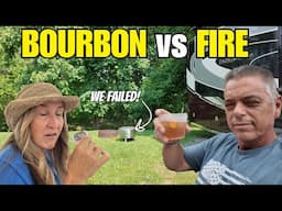 Bourbon Trail Adventure Gone Wrong | First Tasting & Campfire Fail