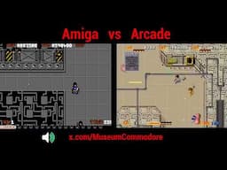 Alien Syndrome, Commodore Amiga vs the Arcade Original.