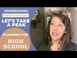 NEW- ￼HIGH SCHOOL BEGIN PLANNING With Ease | Homeschool plan for graduation