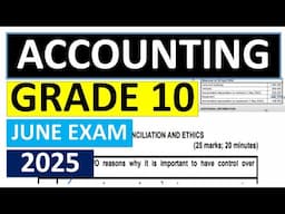 2025 MEMO GRADE 10  ACCOUNTING  GRADE 10 JUNE EXAM  2025 [THUNDEREDUC] 2025 MEMO GRADE 10  ACCOUNTI