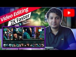 How I Edit YouTube Video 2X Faster with Filmora's AI Tools!