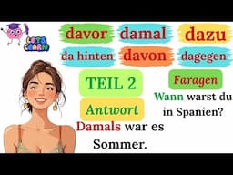 🗨️ Deutsch im Alltag: Neue Pronominaladverbien in Fragen & Antworten | B1 Plus Teil 2 📚
