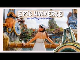 I Went to EPIC UNIVERSE Before It Opened! | Media Preview Tour at Universal Orlando’s NEW Theme Park