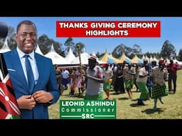 Highlights from SRC Commissioner Mr. Leonid Ashindu’s Thanksgiving Ceremony(26/04/2025)
