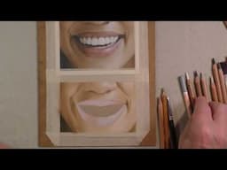 🖌️ How to Draw Realistic Teeth & Lips in Pastel Pencil | Free Portrait Tutorial by Colin Bradley