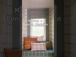 Making a Bench Cushion | Makeover by Monday #MagnoliaNetwork