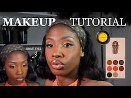 Sunset Eyeshadow Tutorial (Simple Makeup)