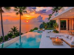 Bossa Nova Jazz Instrumental Music To Release Emotions - Sweet Jazz On The Beach Balcony At Sunset