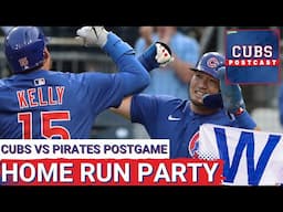 CUBS POSTCAST: The Chicago Cubs hit FOUR HR's and SMASH the Pirates 9-0 in series opener