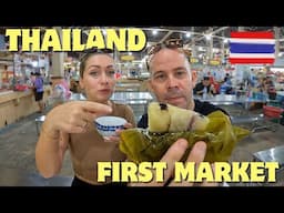 Thailand's FIRST MARKET 🇹🇭 Bangkok Food Vlog