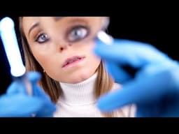 ASMR | GENTLE dermatologist inspects your FACE