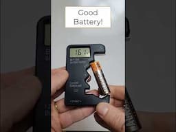 JIMI BT189 Battery Tester From Temu - Wallet Sized Battery Tester #temufinds #temu #temugadget