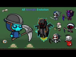 All Animals Evolution With Fighter Miner Reaper (EvoWorld.io)