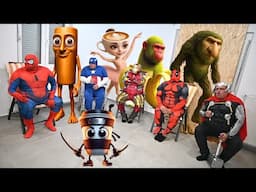 Superheroes vs Italian Brainrot