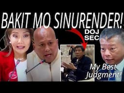 BINANATAN ni BATO at Aimee Marcos si DOJ SEC REMULLA bilang Kasabwat sa Paghuli kay Tatay Digong