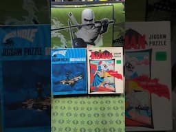 Scored Some Great Vintage Puzzles at the Flea Market This Weekend! #fleamarkethaul #fleamarketfinds