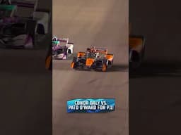 WHAT A RACE. Pato O’Ward and Conor Daly battle for the lead at WWT Raceway! #INDYCAR