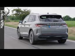 2026 Skoda Elroq RS | Steel Grey | Driving, Interior, Exterior [4K]