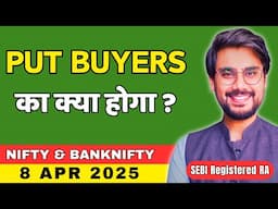 Nifty and BankNifty Prediction for Tuesday , 8 Apr 2025 | BankNifty Options Tomorrow | Rishi Money