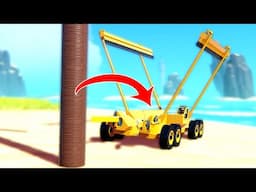 I Over-Engineered a Tree Logging Vehicle WITH GUNS!