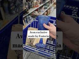 Avon exclusive made by Fostoria #vintage #thrift #goodwill