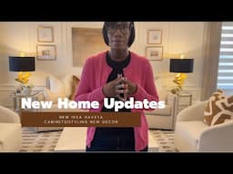 Styling New Home Decor Pieces|IKEA HAVSTA Cabinets| Home Updates