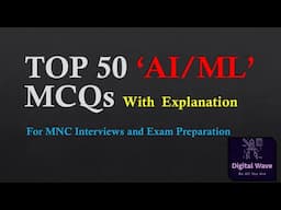 Artificial Intelligence MCQ Part 1 | AI/ML MCQs |  Multiple Choice Questions & Answers | MCQ Series