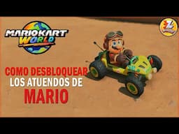 Como desbloquear todos los atuendos de LUIGI en Mario Kart World - Todos los trajes / Skins