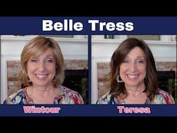2 Belle Tress Icons Wigs | Wintour (Caramel Toffee Blonde-R) & Teresa (French Roast Brown-R)