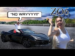 SURPRISING HUBBY WITH A BRAND NEW C8 ZO6 CORVETTE!!