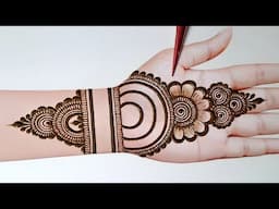 New simple front hand mehndi design | easy mehndi design | mehandi design | mehndi | mehndi design