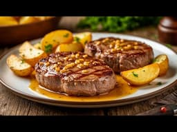 Zartes Schweinefilet in Honig-Senf-Sauce. Ein einfaches Rezept für jeden Tag!