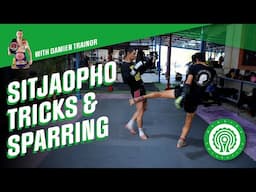 Sitjaopho Muay Thai Tricks and Sparring with Kru F and Kru O