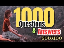 1000 Questions and Answers || Daily English Conversation | to improve your English skills